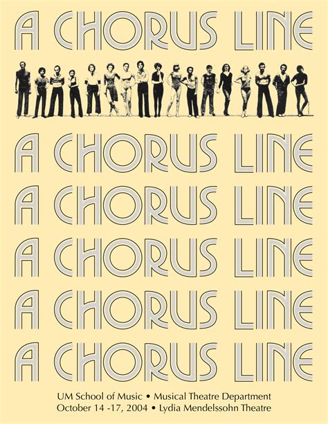 what is a chorus line